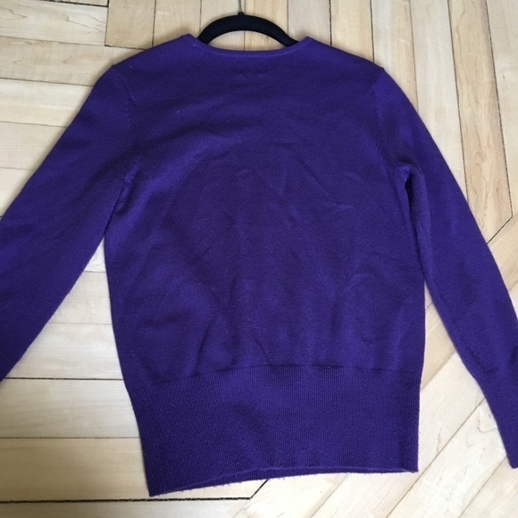 JM Collection petite purple sweater size small - Picture 6 of 7